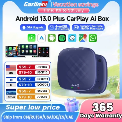 Carlinkit CarPlay Ai TV Box Plus Android